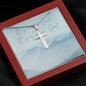 It's Never Luck, It's Always God: Artisan Cross Necklace