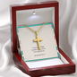 Faith jewelry piece reminding you to trust God’s timing