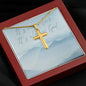 It's Never Luck, It's Always God: Artisan Cross Necklace