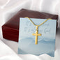 It's Never Luck, It's Always God: Artisan Cross Necklace