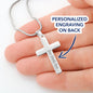 Always Carry a Cross Necklace | Personalized Christian Gift for Strength, Faith & Encouragement