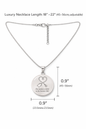 Nurse Hero Necklace – “She Needed a Hero, So She Became One” Stethoscope Pendant