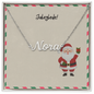 Juleglede Personalized Name Necklace – Custom Norwegian Christmas Gift (Made in USA)