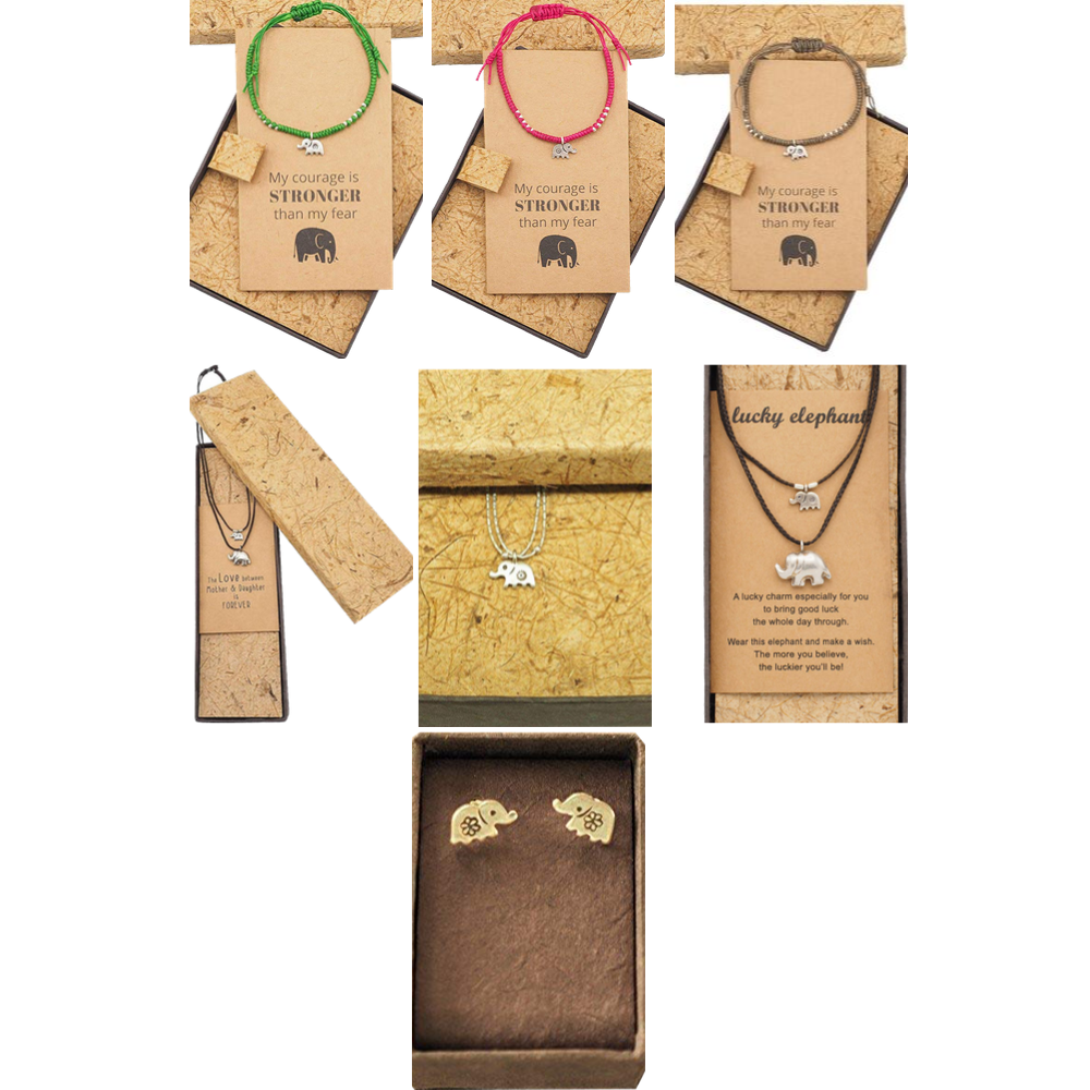 Alondra Elephant Jewery Bundle Gift Set