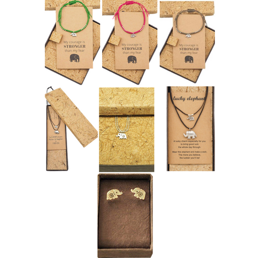 Alondra Elephant Jewery Bundle Gift Set