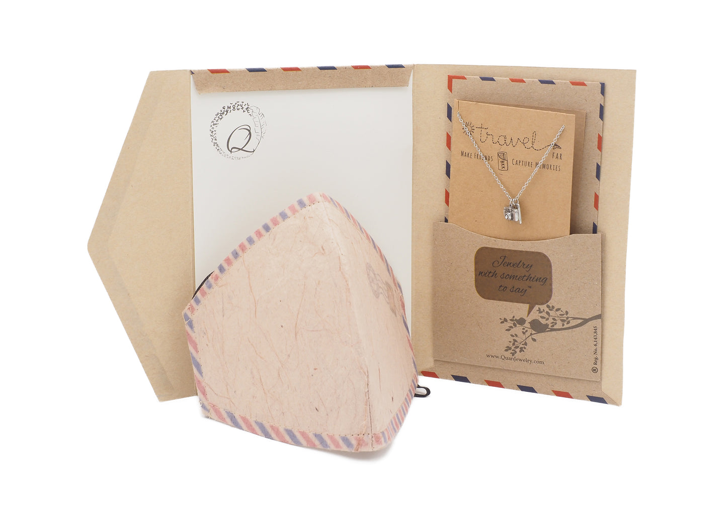 Mckenna Camera Necklace and Face Mask Bundle - Bangkok