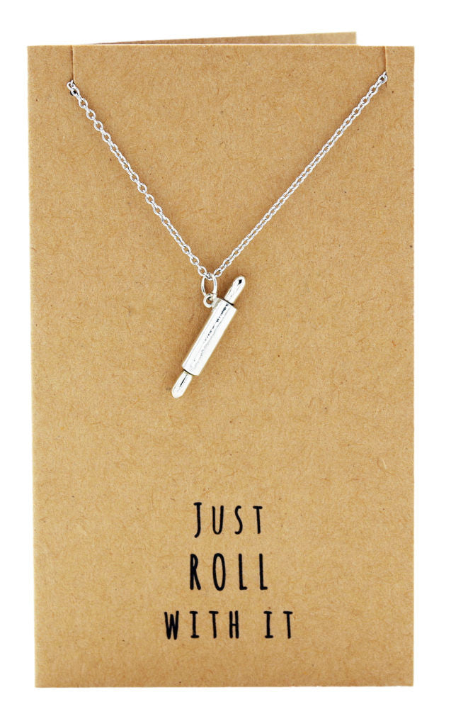 Jamie Chef Jewelry with Rolling Pin Pendant