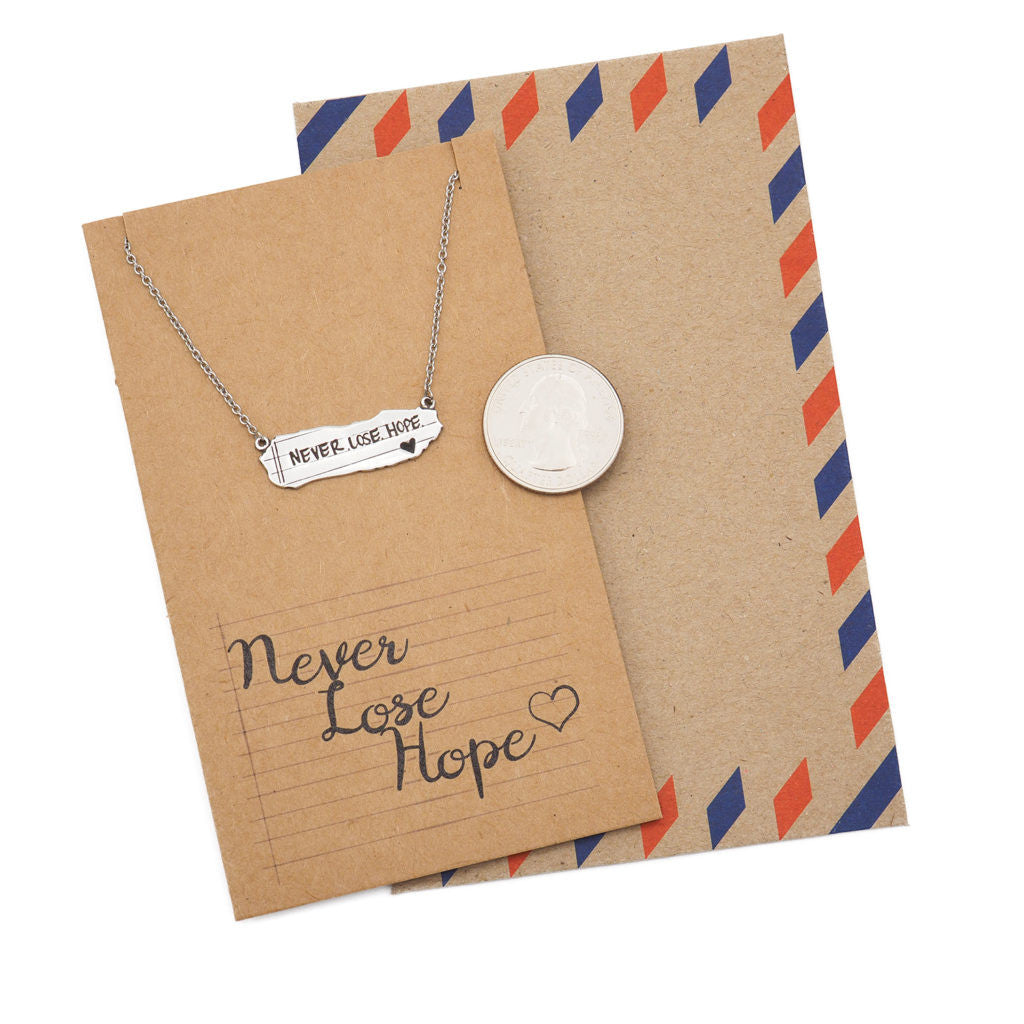 Susan Never Lose Hope Inspirational Jewelry