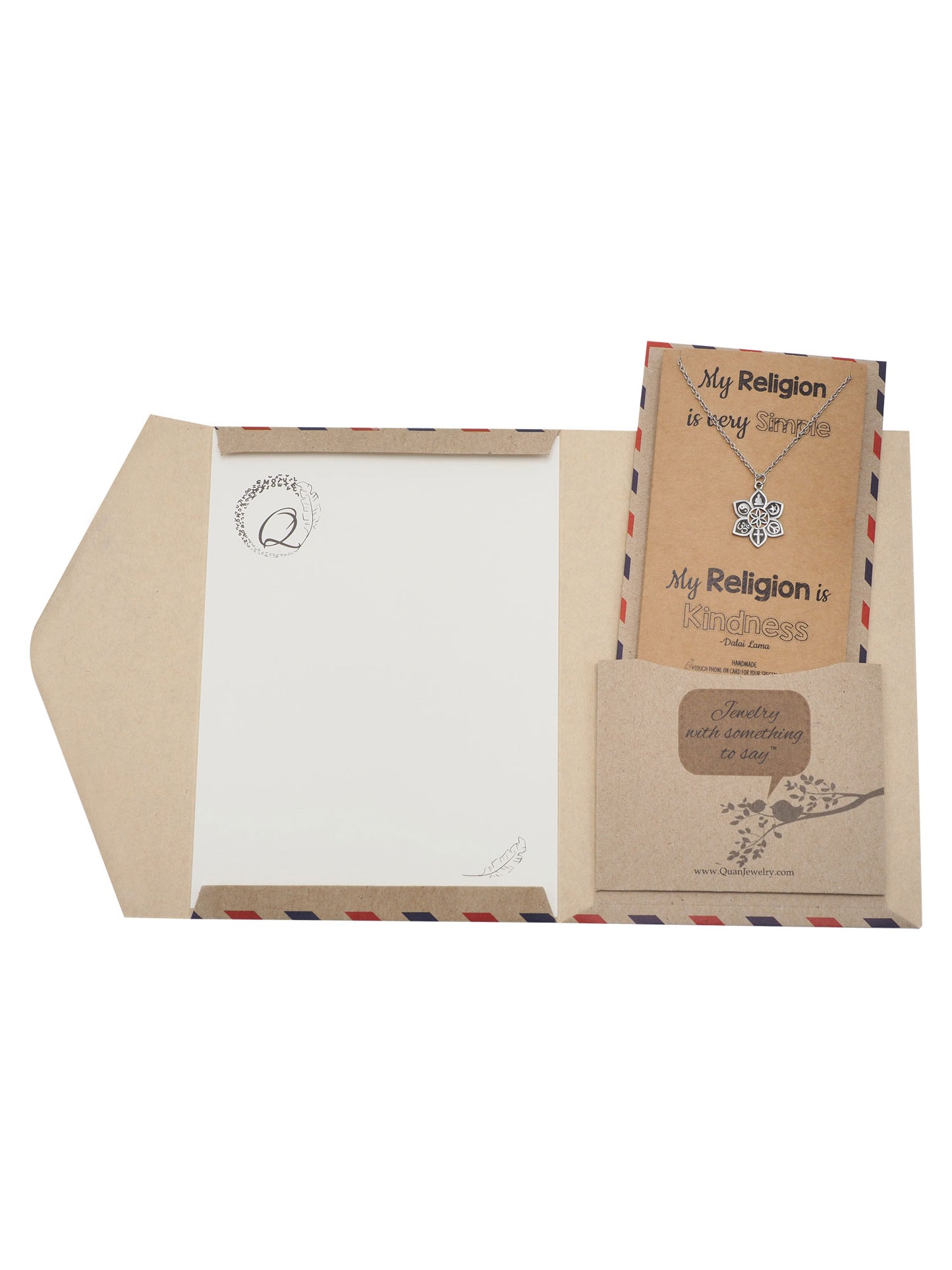 Religious Jewelry with Greeting Card