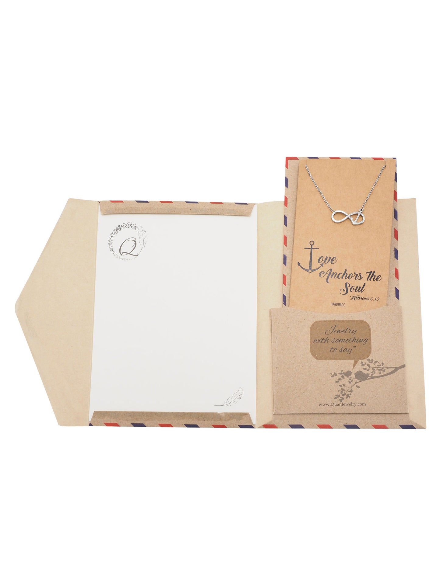 Maylene Infinity Anchor Necklace