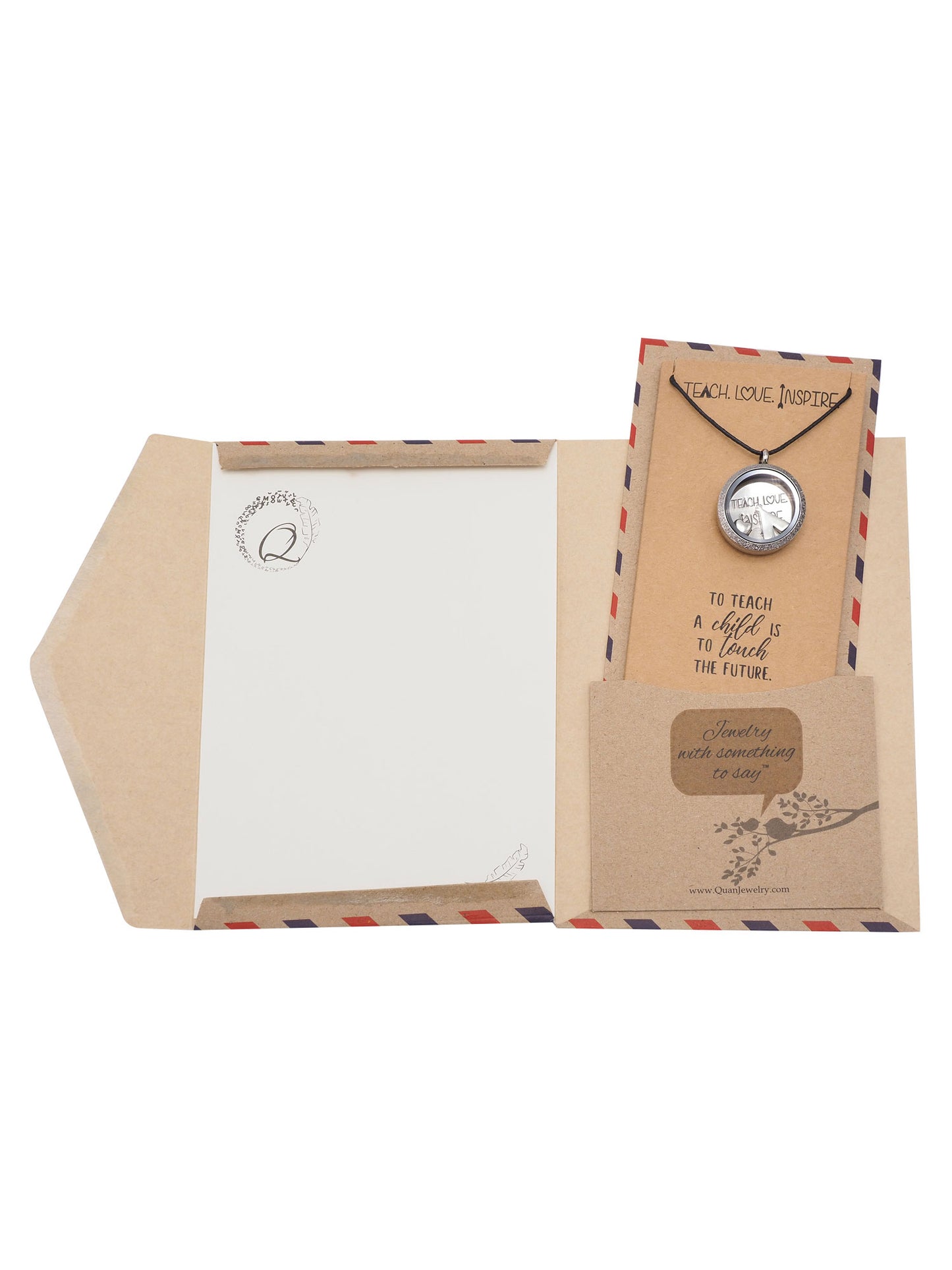 Arrow Charms With Greeting Card