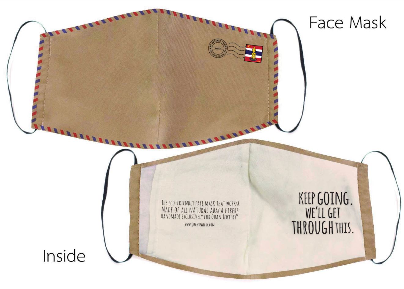 Zelie Camera Necklace and Face Mask Bundle - Paris