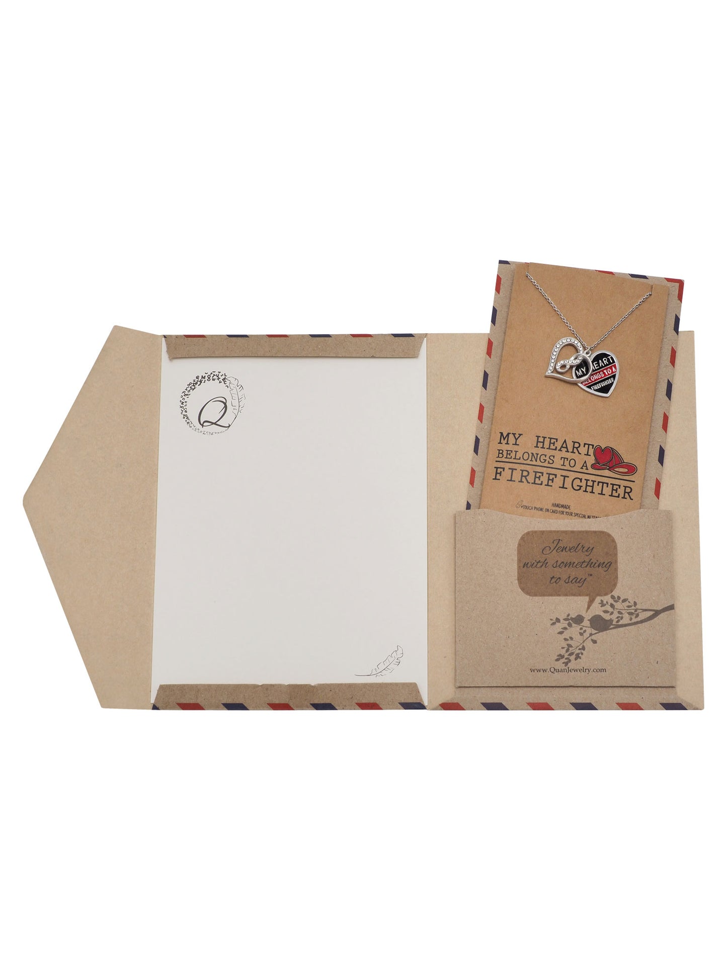 Blanche Wife Necklace, Infinity Heart and Heart Shaped Plate Pendants, Gifts for Wife