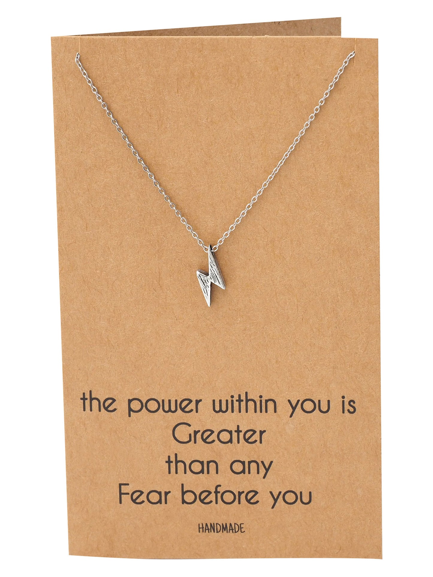 Bambi Power Lightning Pendant Necklace