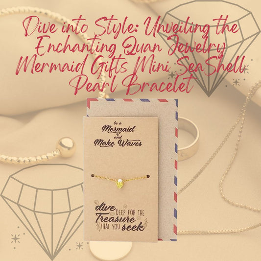 Mermaid Gifts Mini SeaShell Pearl Bracelet