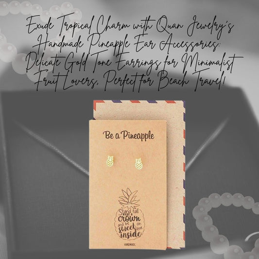Quan Jewelry's Handmade Pineapple Ear Accessories