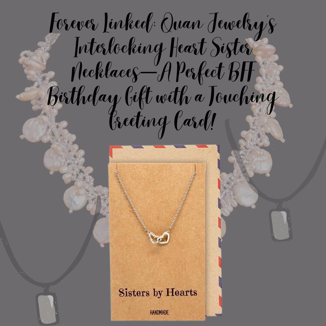 Quan Jewelry's Interlocking Heart Sister Necklaces