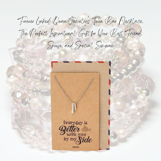 Quan Jewelry's Twin Bar Necklace