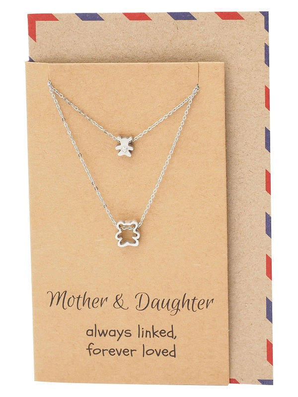 Mother and Daughter Necklace