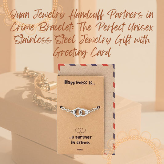 Quan Jewelry Handcuff Partners in Crime Bracelet