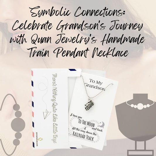 Quan Jewelry's Handmade Train Pendant Necklace