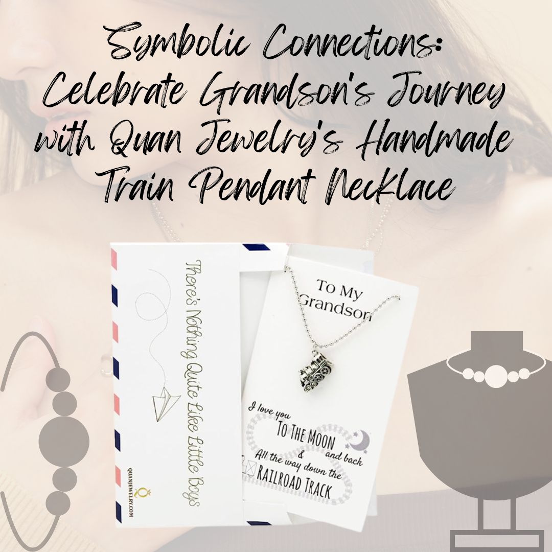 Quan Jewelry's Handmade Train Pendant Necklace