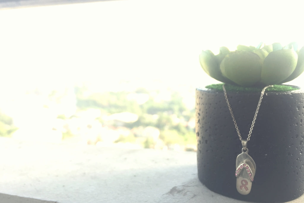 Breast Cancer Awareness Necklace Quan Jewelry