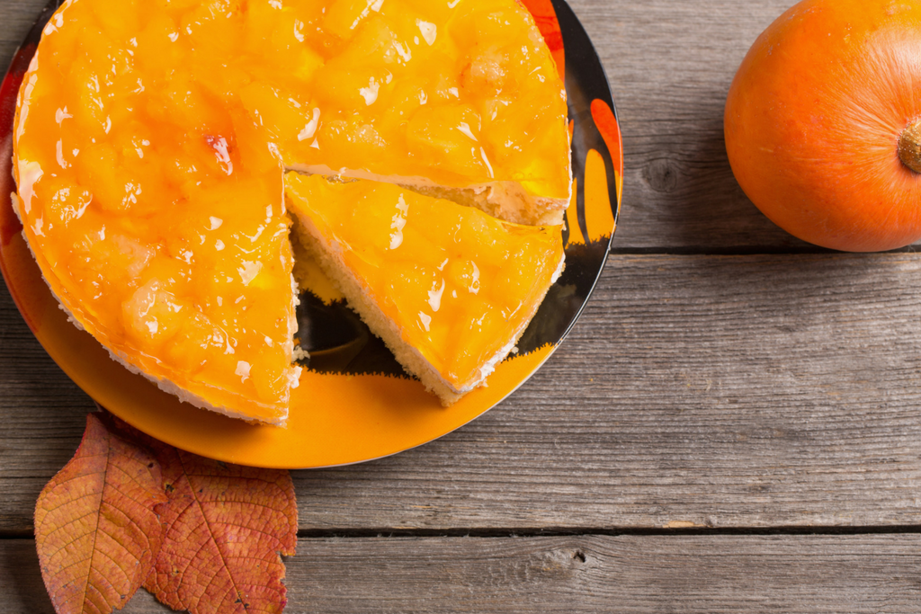 Naked Fresh Pumpkin Pie