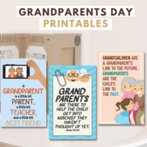 GRANDPARENTS DAY PRINTABLES