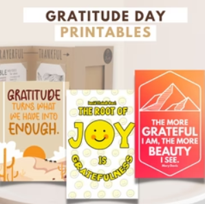 GRATITUDE DAY PRINTABLES