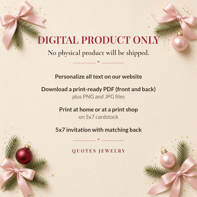Digital product only, no physical product will be shipped