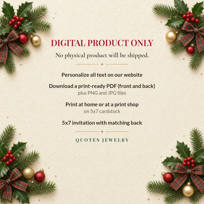 Digital product only, no physical product will be shipped