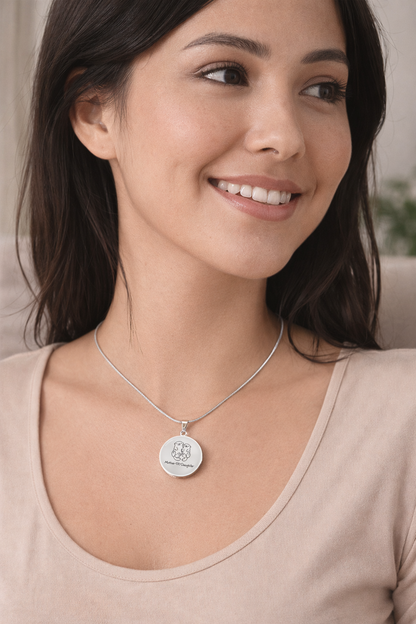 Mother ♥ Daughter Otter Circle Necklace — Meaningful Gift for Moms & Daughters