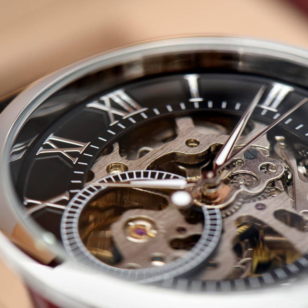 Always Carry an Openwork Watch | Automatic Skeleton Watch for Men by Quinnlyn & Co.