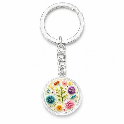 Always Carry a Petri Dish Keychain | Biology Teacher Gift