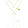 Arielle Mother Daughter Necklace with Bird Pendant, 2 Matching Necklaces