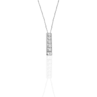 Jolly Best Friend Forever - BFF Heritage Bar with Flowers Pendant Necklace for Best Friend & Sisters, Silver, Gold