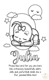 Baby and Kids Name Poems Printables - Julia