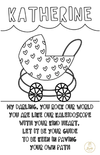 Baby and Kids Name Poems Printables - Katherine