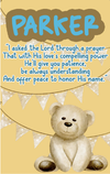 Baby and Kids Name Poems Printables - Parker