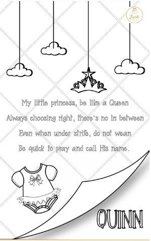 Baby and Kids Name Poems Printables - Quinn