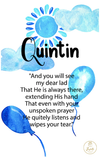 Baby and Kids Name Poems Printables - Quintin