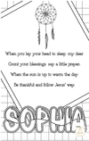 Baby and Kids Name Poems Printables - Sophia