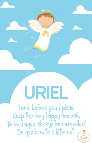 Baby and Kids Name Poems Printables - Uriel