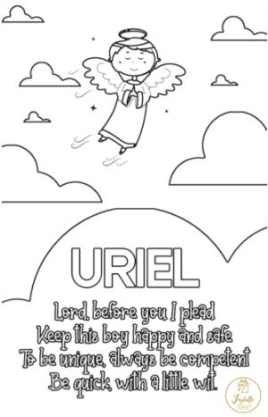 Baby and Kids Name Poems Printables - Uriel