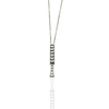 [Pre-order] Margaret Best Mom Bond Bar & Hearts Pendant Necklace with Crystal – Handmade Gift of Love, Family & Strength, Gift or Mother, Silver