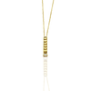 [Pre-order] Margaret Best Mom Bond Bar & Hearts Pendant Necklace with Crystal – Handmade Gift of Love, Family & Strength, Gift or Mother, Silver