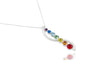 Seralyn Chakra Necklace Crystal Stones in Lotus Flower Infinity for Healing, Energy, Blossom New Beginnings, for Women, Silver Chain, Anti-Tarnish, Gift Ready Packaging, Handmade, USA Company, Samadhi