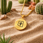 Arizona Cactus Necklace – Minimalist Arizona State Pendant Gift for Desert & Southwest Lovers