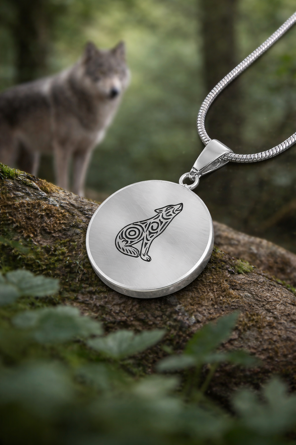 Wolf Necklace Gift – Symbolic Wolf Pendant Necklace